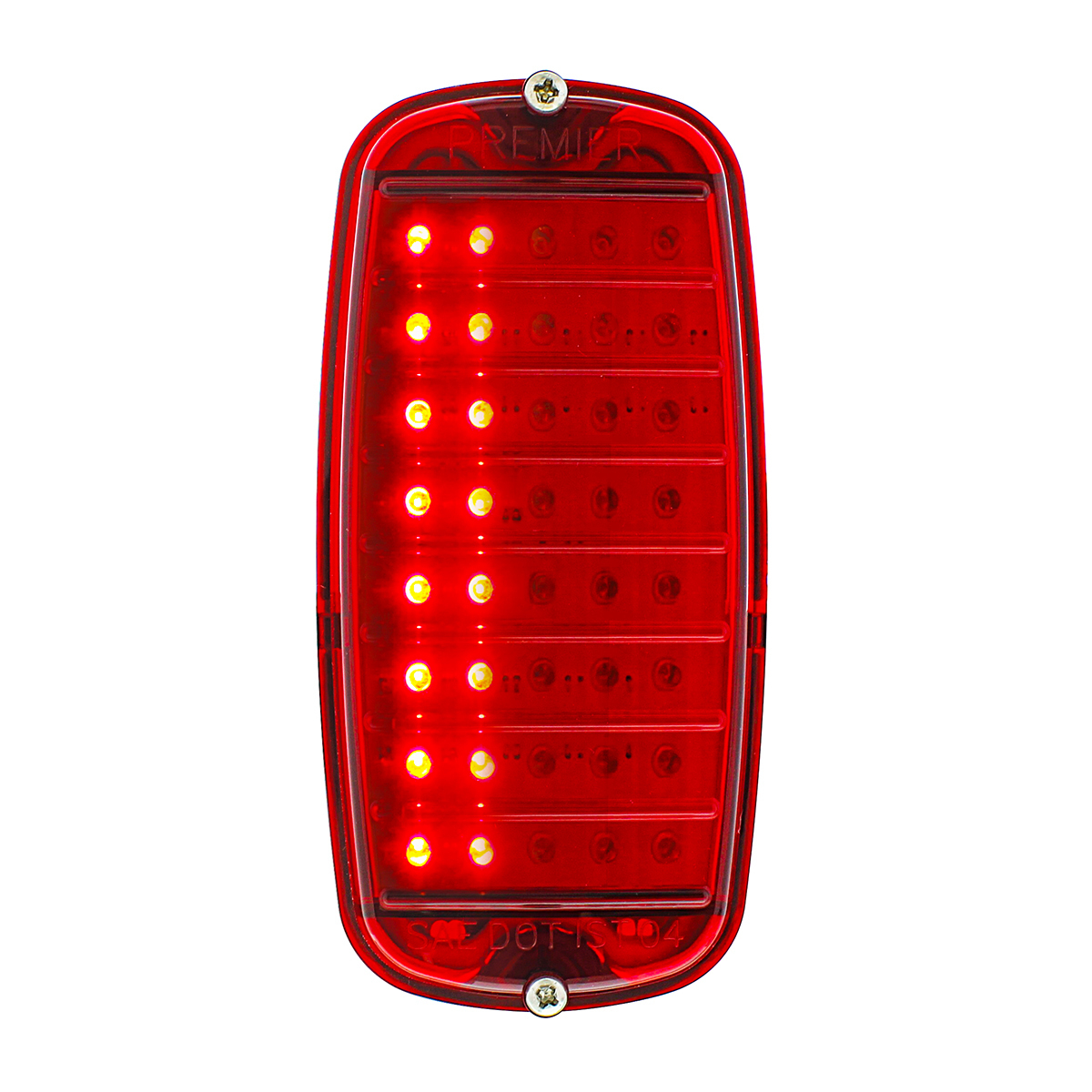 40 LED Sequential Tail Light Assembly For 1960-66 Chevy & GMC Fleetside Truck