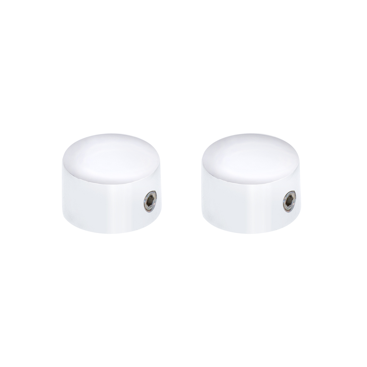 Chrome Wiper Shaft Cap For 0.55" Dia Shafts (Pair)