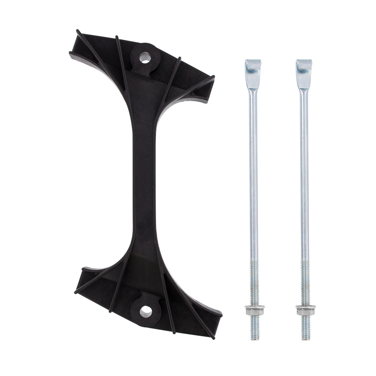 Black Polymer Battery Hold Down Bracket For Ford Bronco (1978-79) & Truck (1973-79)