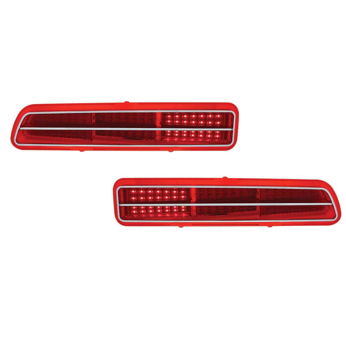 84 LED Sequential Tail Light Set For 1969 Chevrolet Camaro (Pair)