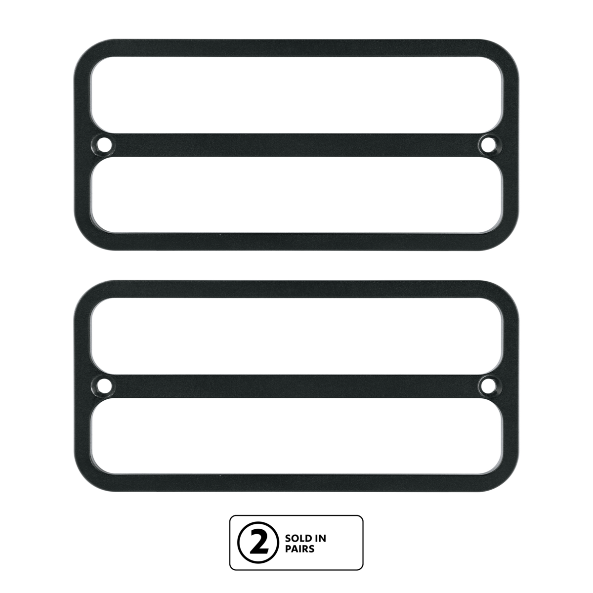 Billet Deluxe Side Marker Bezel For 1968-1972 Chevrolet & GMC Trucks-Black Anodized(Pair)