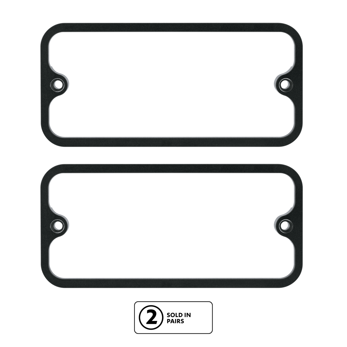 Billet Standard Side Marker Bezel For 1968-1972 Chevrolet & GMC Trucks-Black Anodized(Pair)