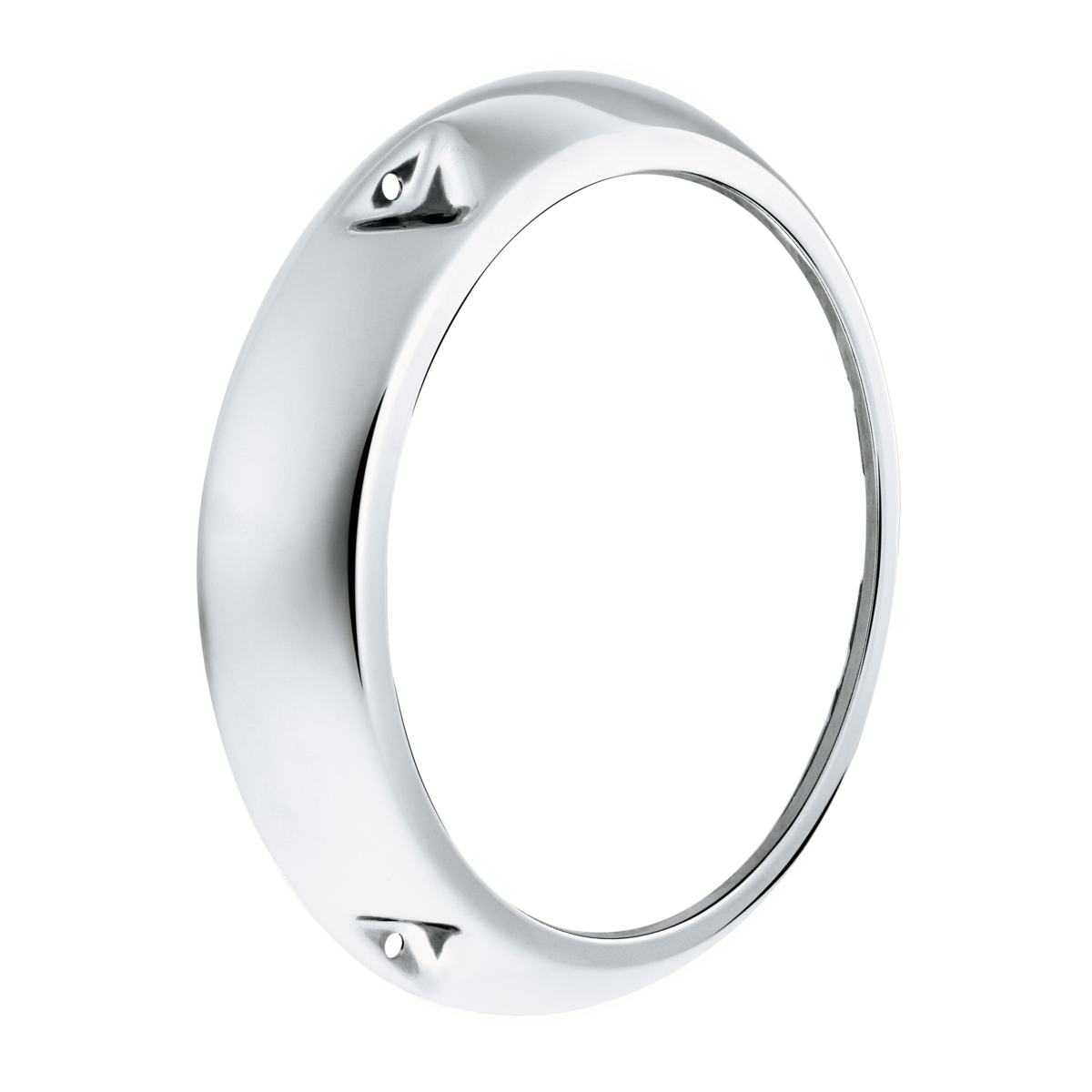 Headlight Bezel Without Notches For 1966-1970 Ford Bronco-Chrome