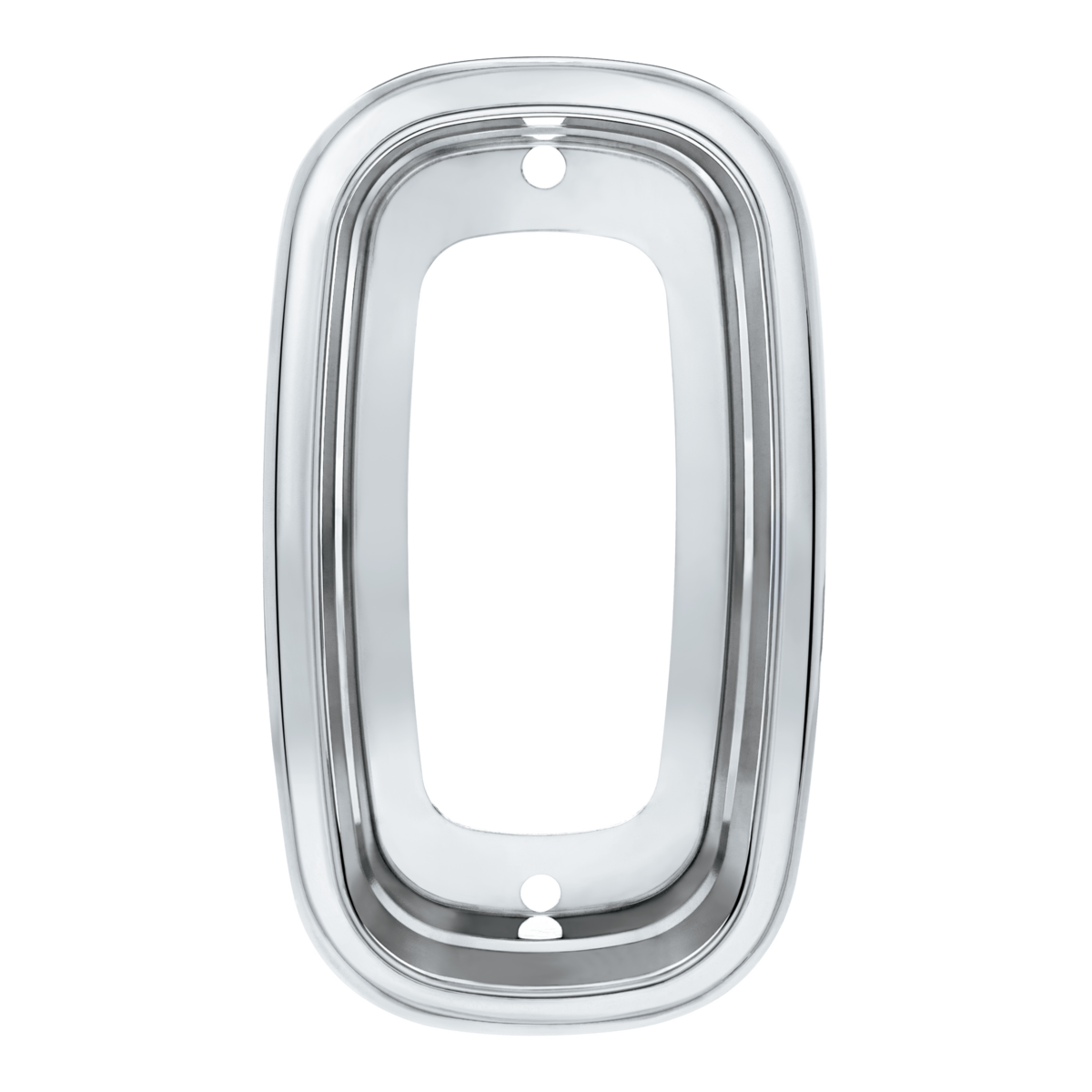 Chrome Plastic Tail Light Bezel For 1960-1966 Chevrolet & GMC Fleetside Trucks (Pair)