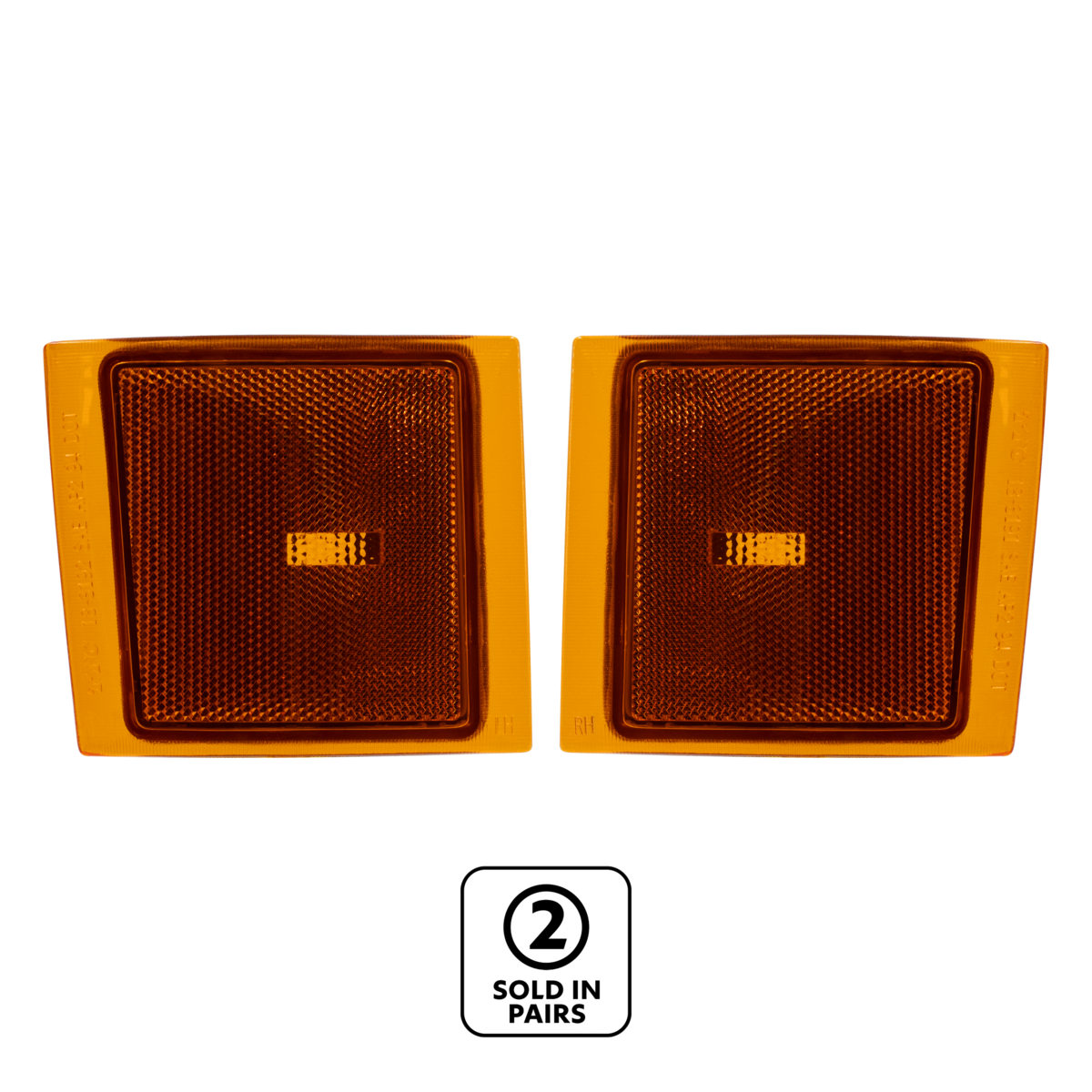 Front Side Marker Lights For 1994-2002 Chevrolet Truck (Pair)