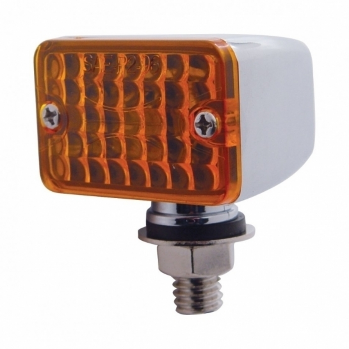 Small Rectangular Rod Light - Amber
