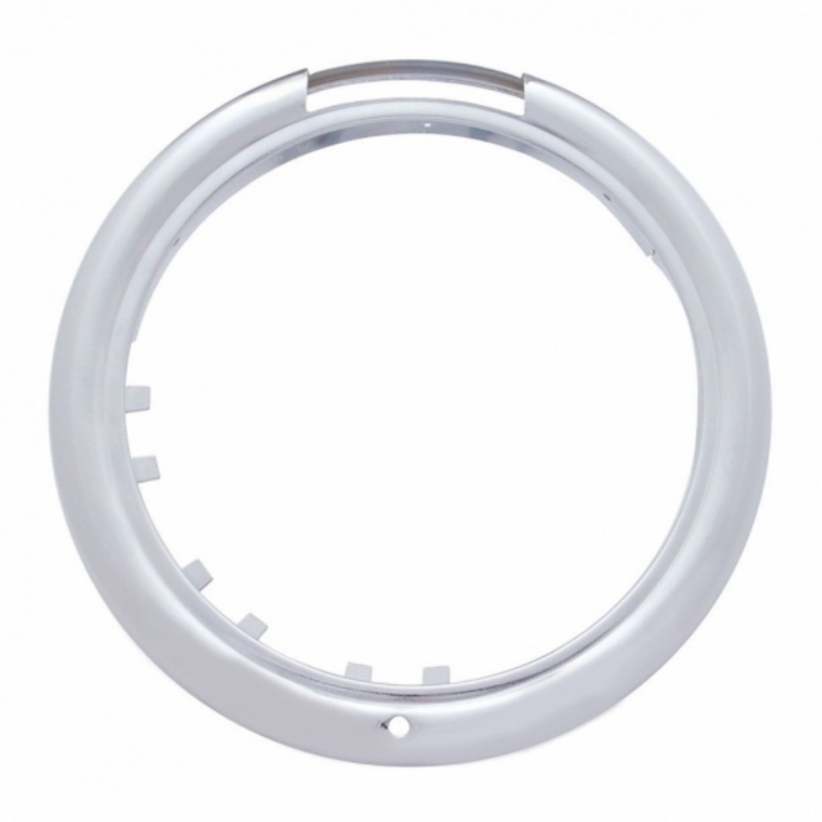 Stainless Classic Headlight Bezel With Turn Signal Cutout (Retail)