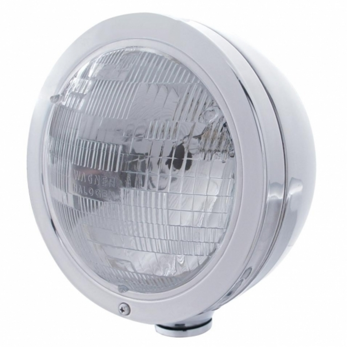 Stainless Steel "Bullet" Classic Headlight H6024 Bulb