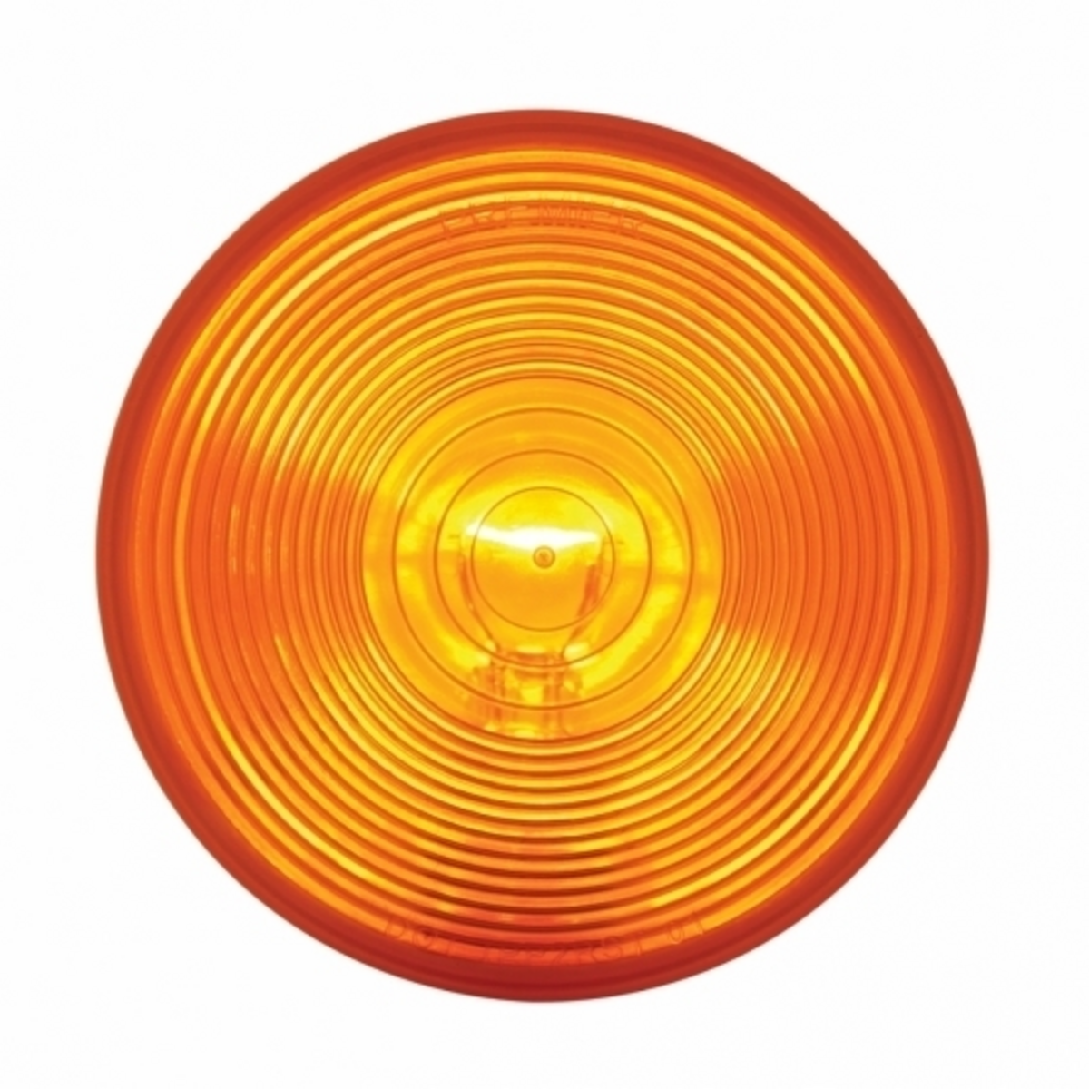 4" Round Dual Function Turn Signal Light - Amber Lens