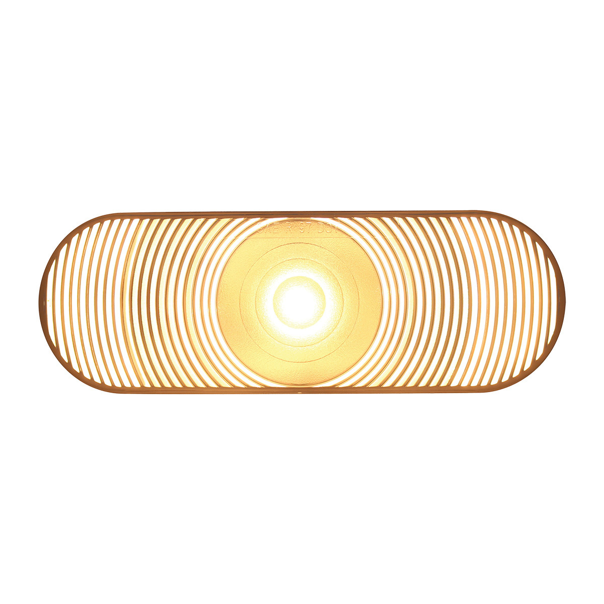 6" Oval Back-Up Light - Clear Lens