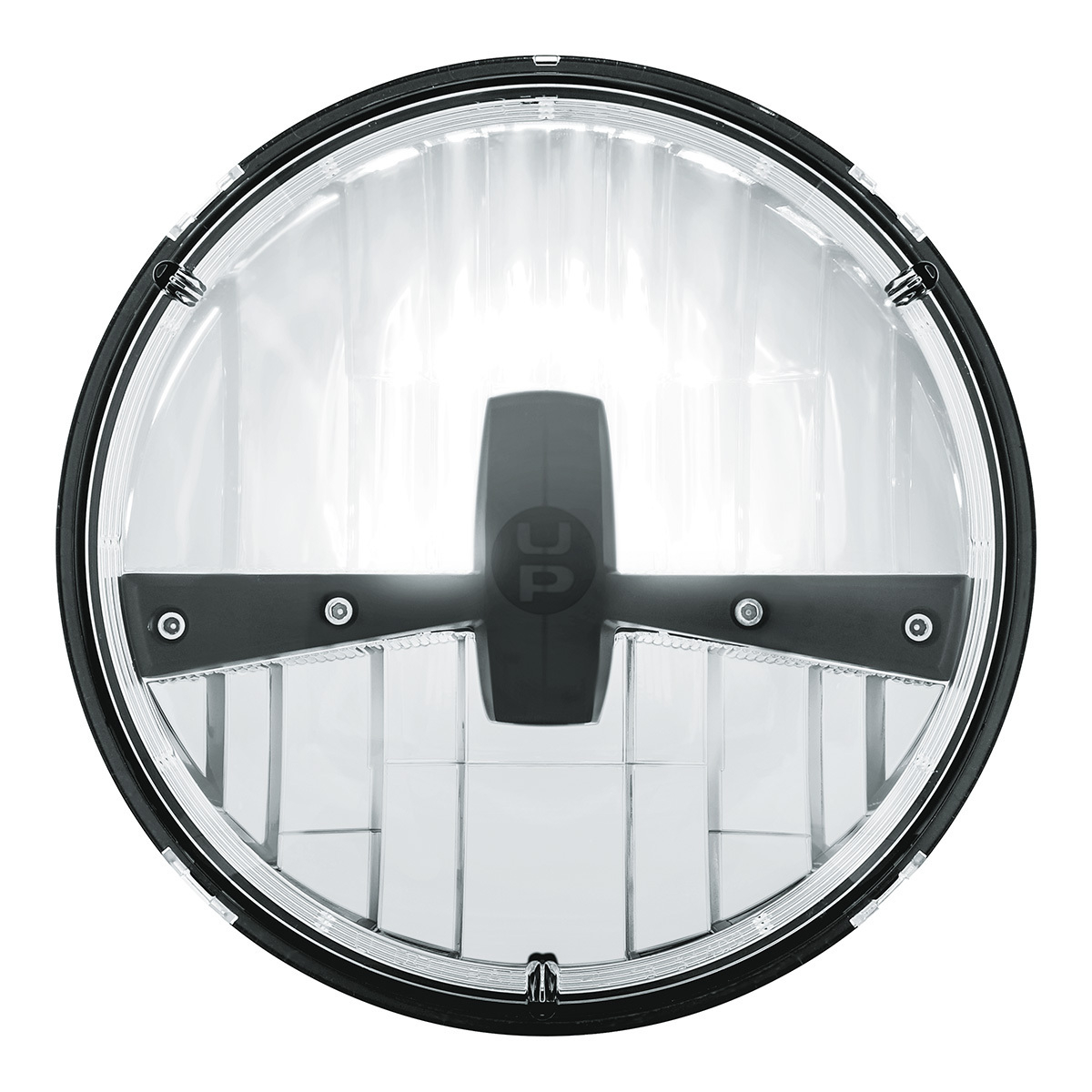 ULTRALIT - 5 High Power LED 7" Dual Function Headlight - Black