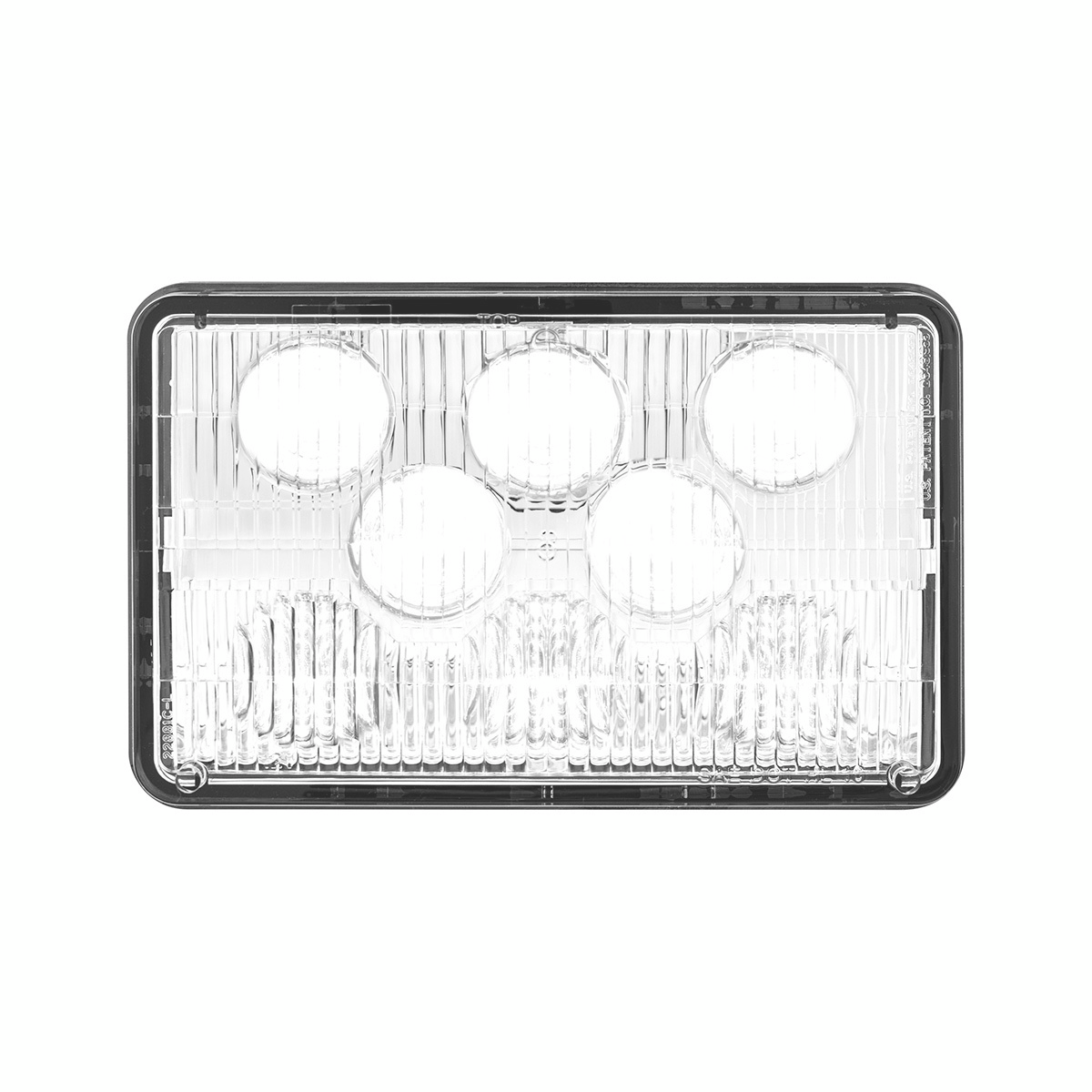 ULTRALIT - 8 High Power LED 4" X 6" Headlight - Low Beam