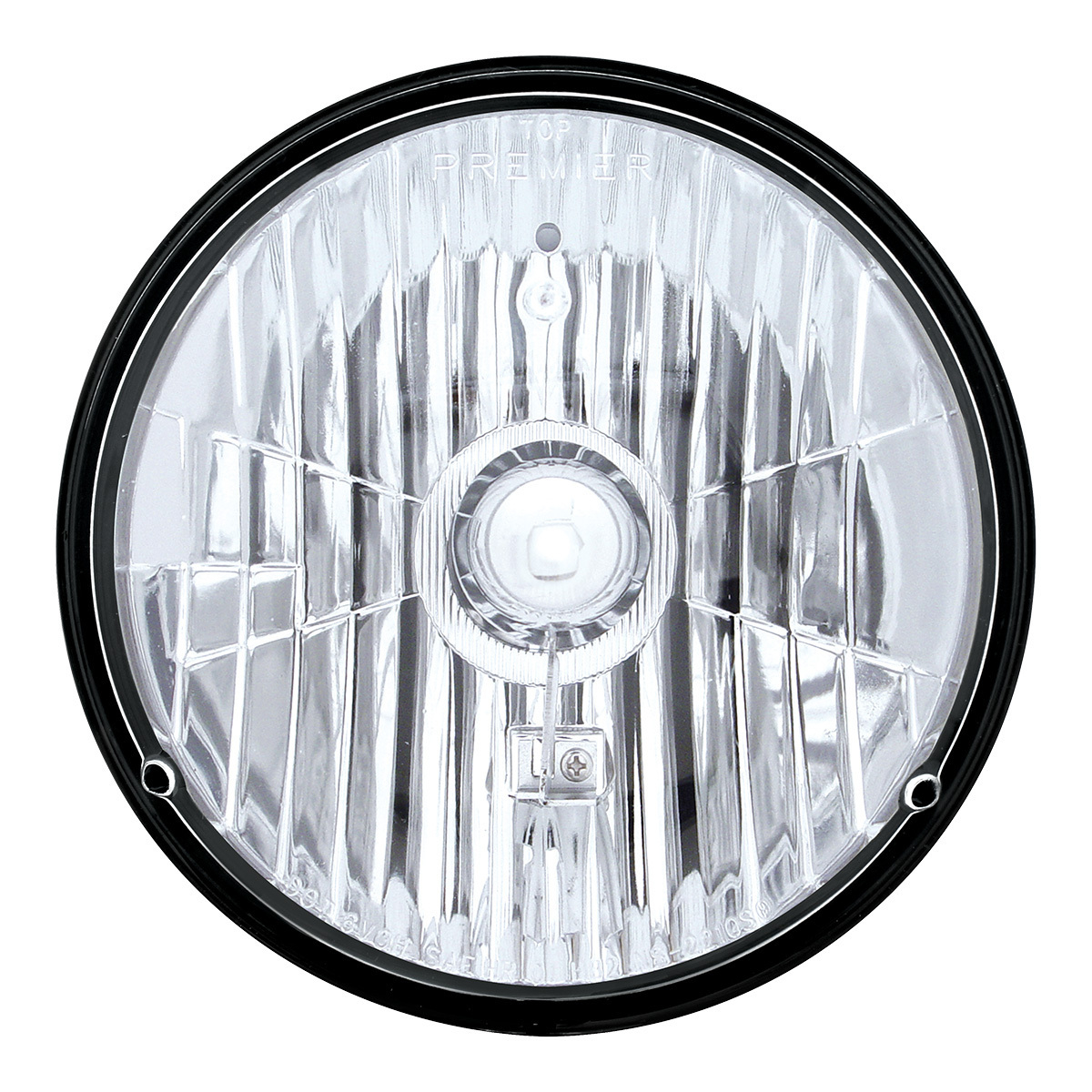 7" Crystal Headlight, Glass Lens