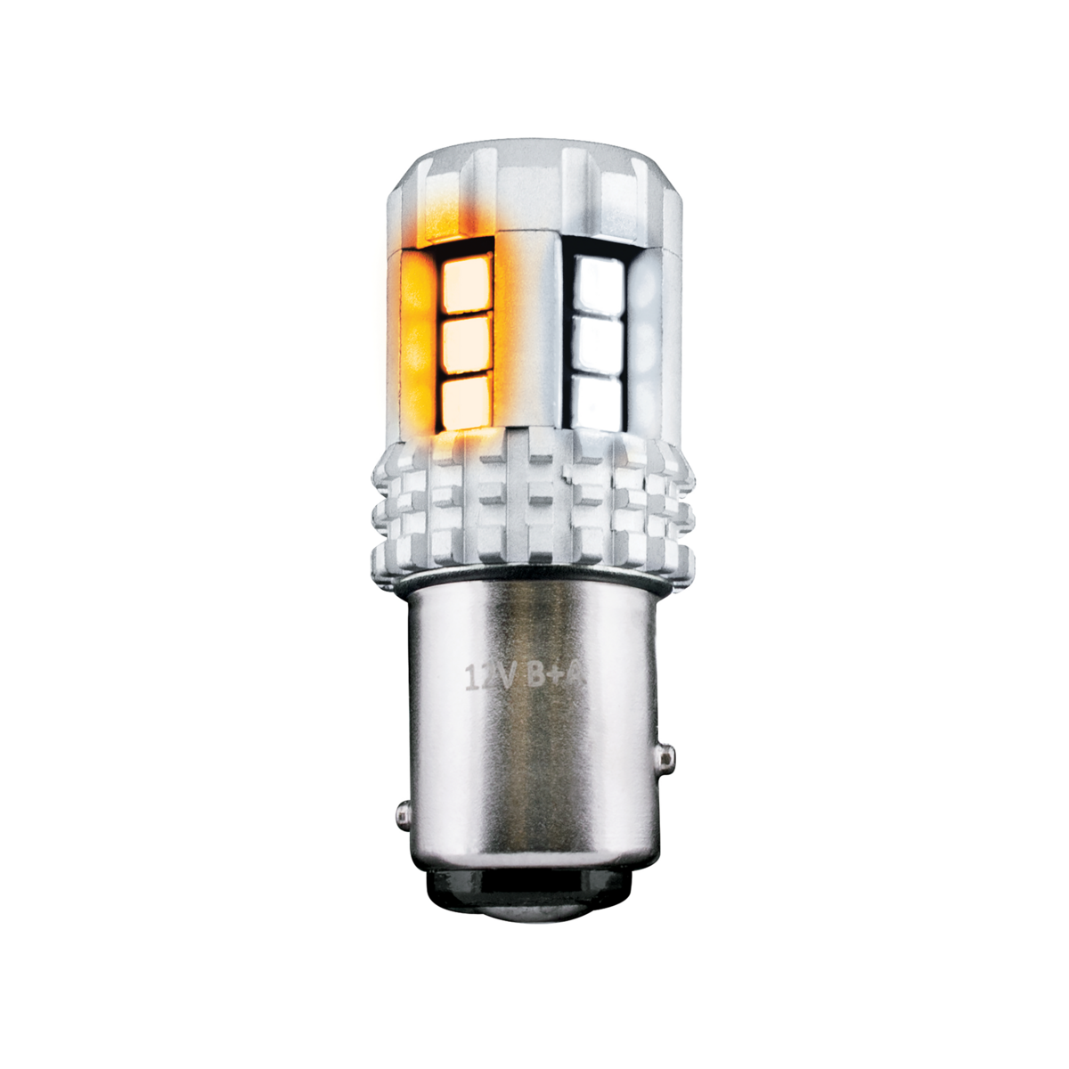 360-Degree Double Fury High Power 18 LED 1157 Bulb-Amber & White LED