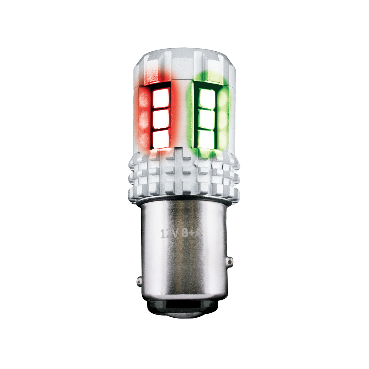 360-Degree Double Fury High Power 18 LED 1157 Bulb-Red & Green LED
