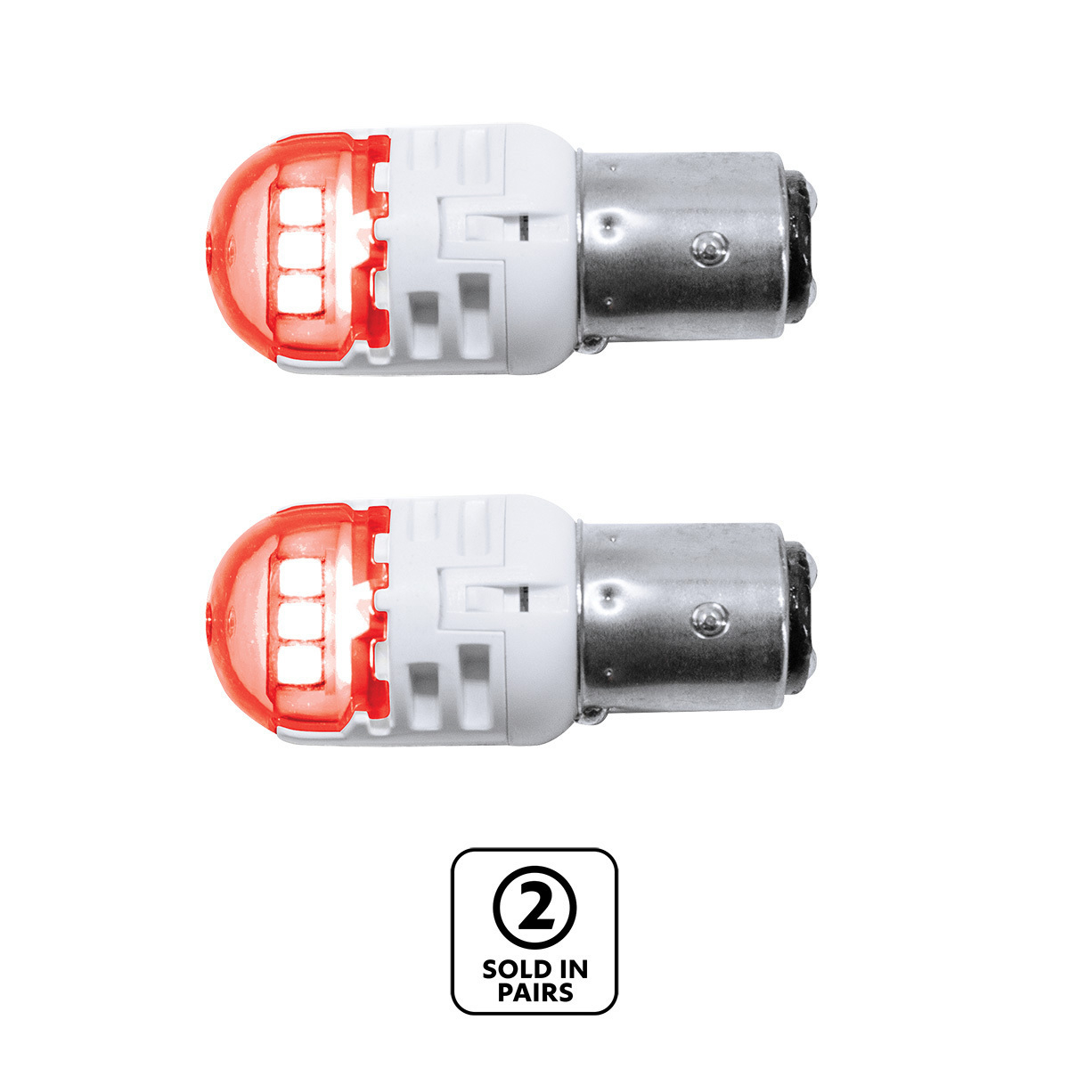 High Power 6 LED 1157 Bulb-Red (Pair)