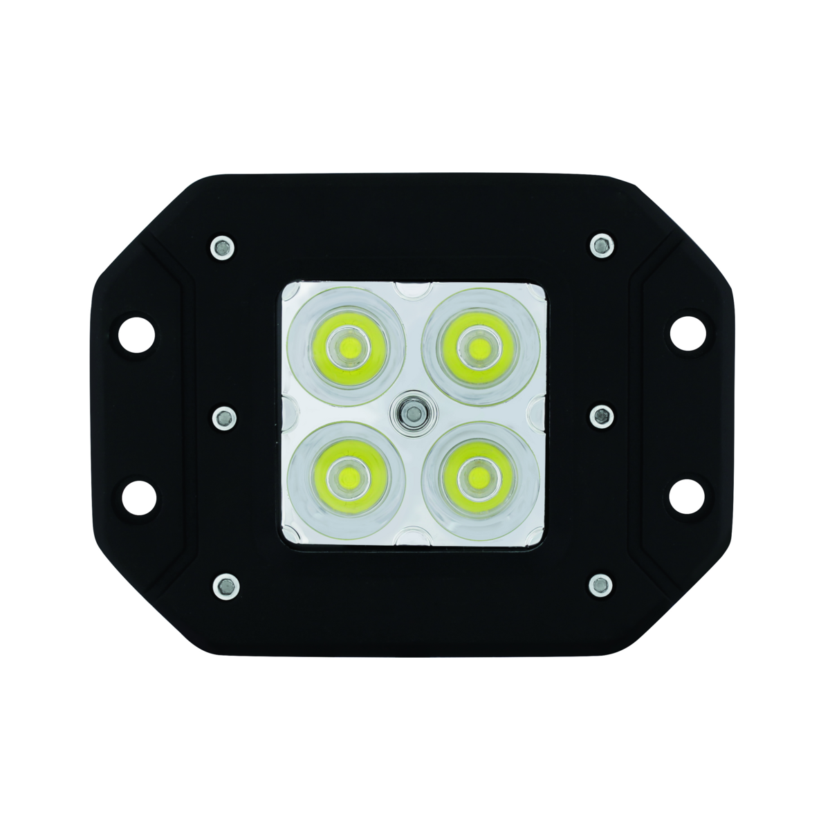 4 High Power LED Flange Mount Work Light - Spot Light