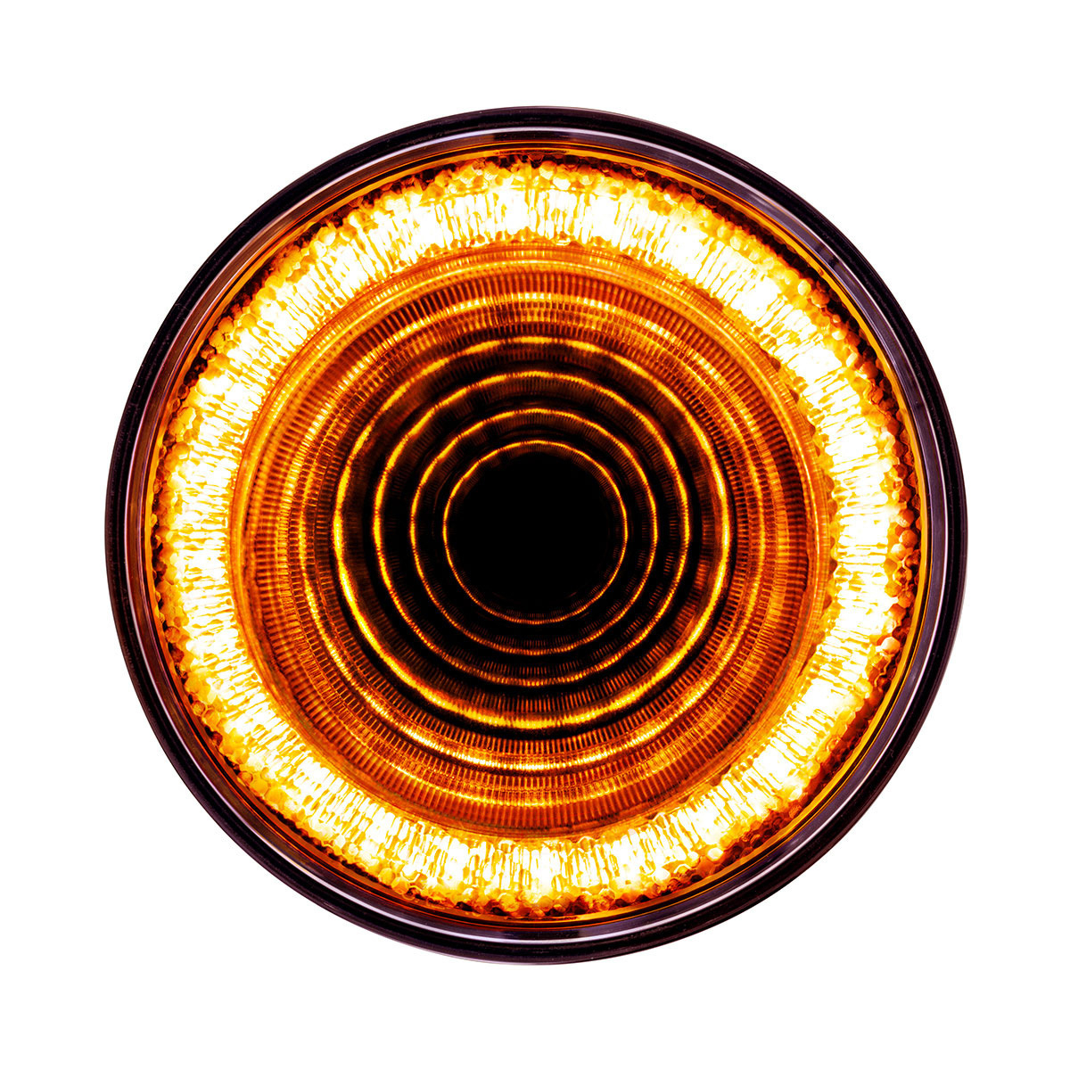 24 LED 4" Mirage Light (Turn Signal) - Amber LED/Clear Lens