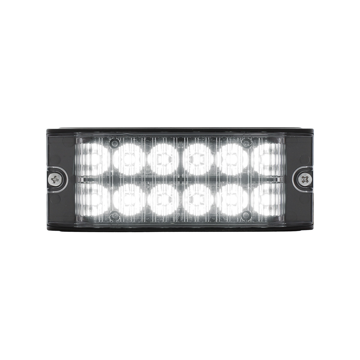 12 High Power LED Low Profile Warning Lighthead - White LED