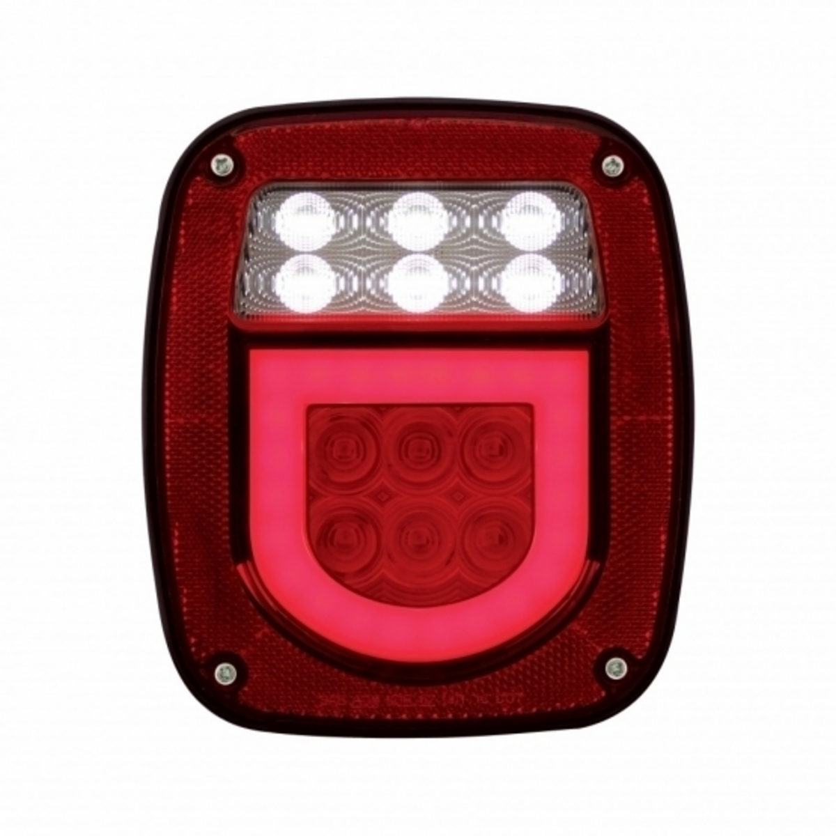 LED GloLight Universal Combination Tail Light With License Light (Card)