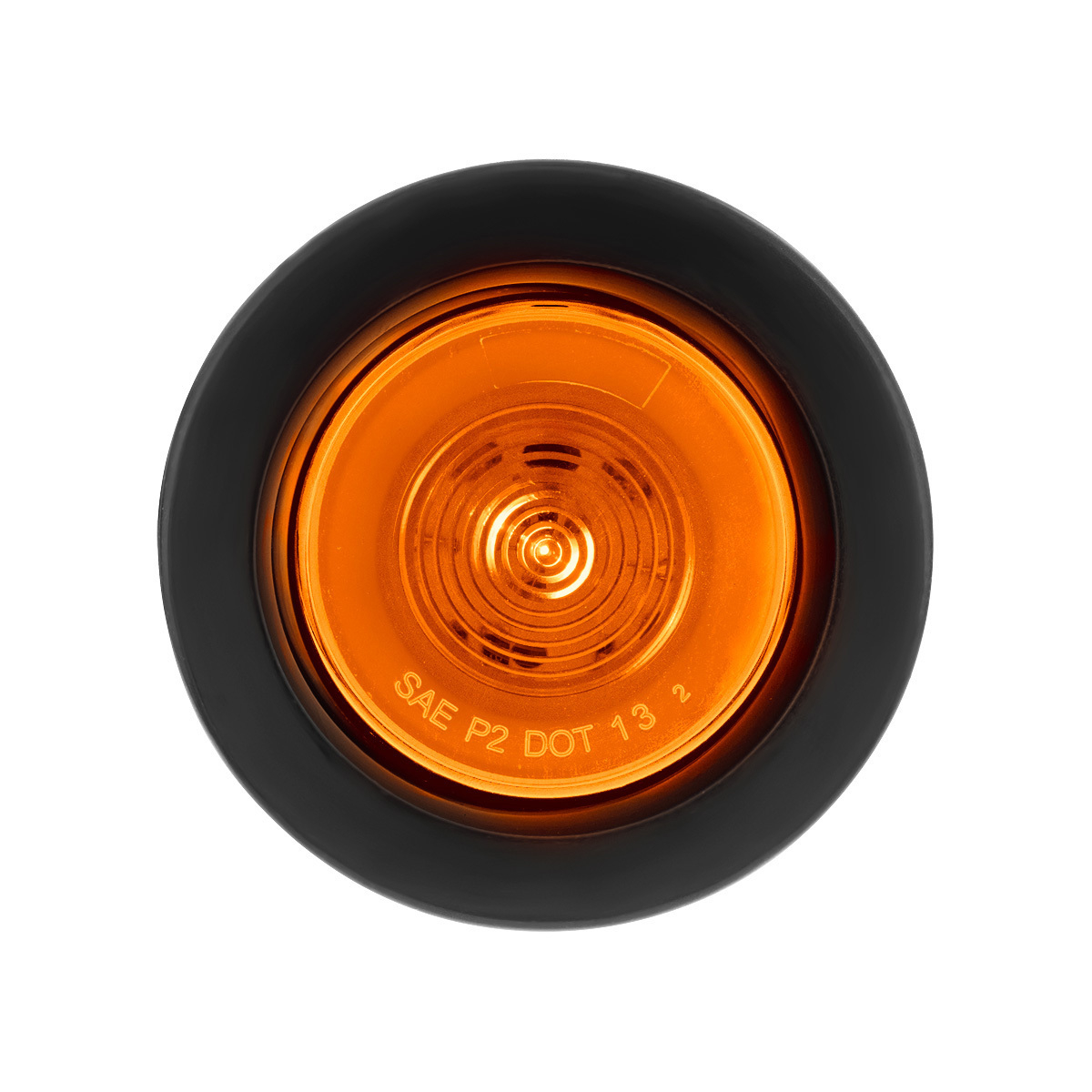 9 LED 2.5" Round GloLight Kit (Clearance/Marker) - Amber LED/Amber Lens