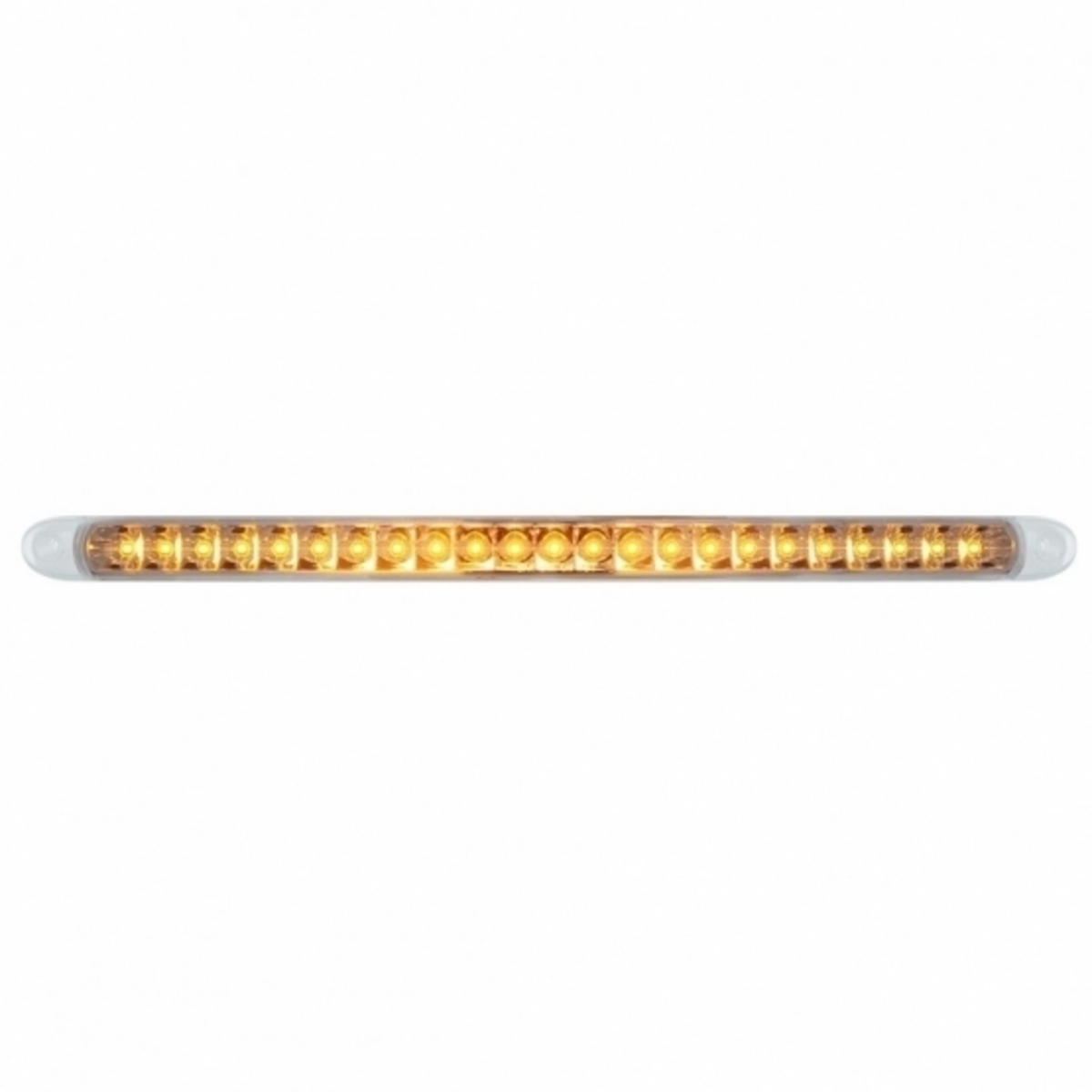 23 SMD LED 17-1/4" Reflector Turn Signal Light Bar Only - Amber LED/Clear Lens