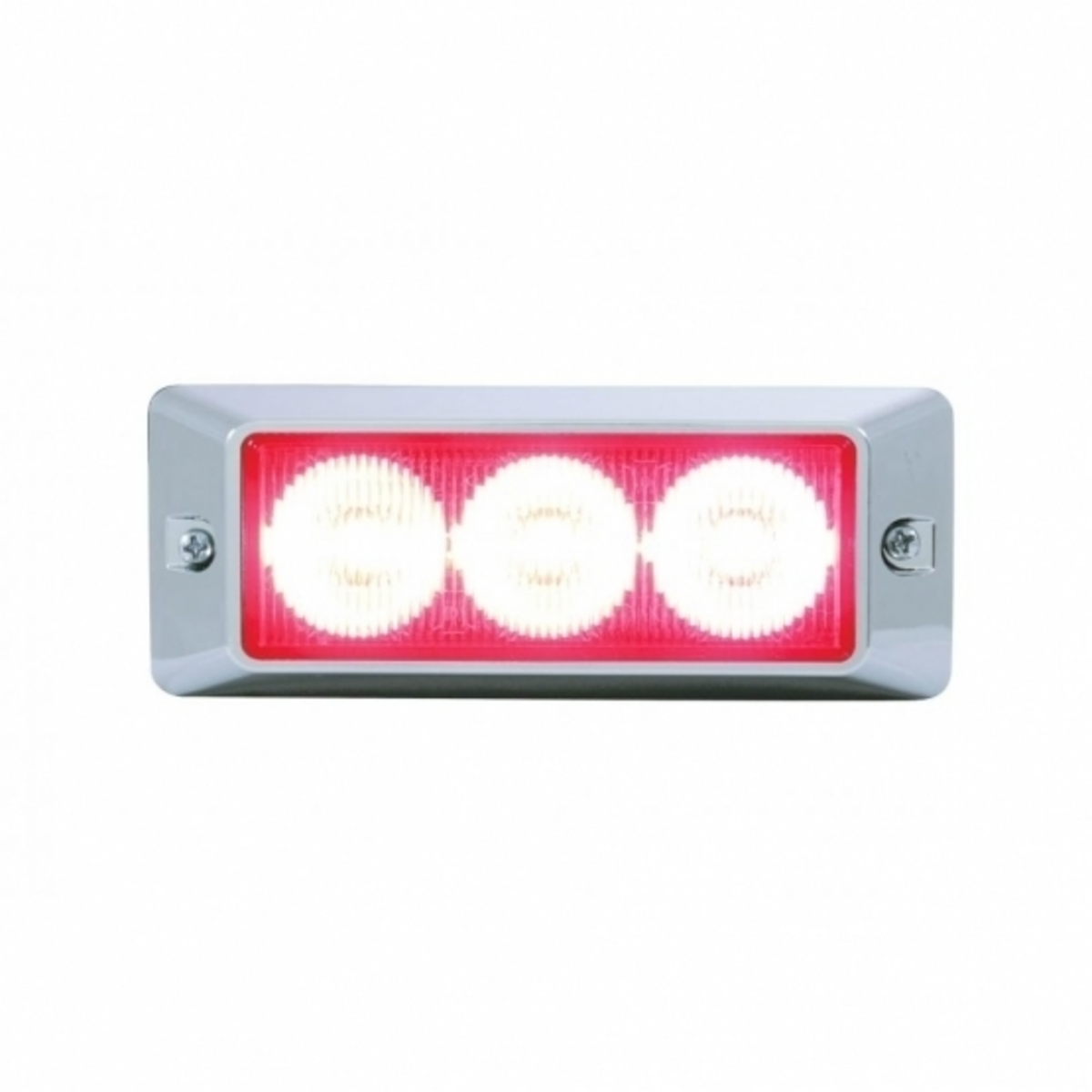 3 High Power LED Warning Light - Red LED