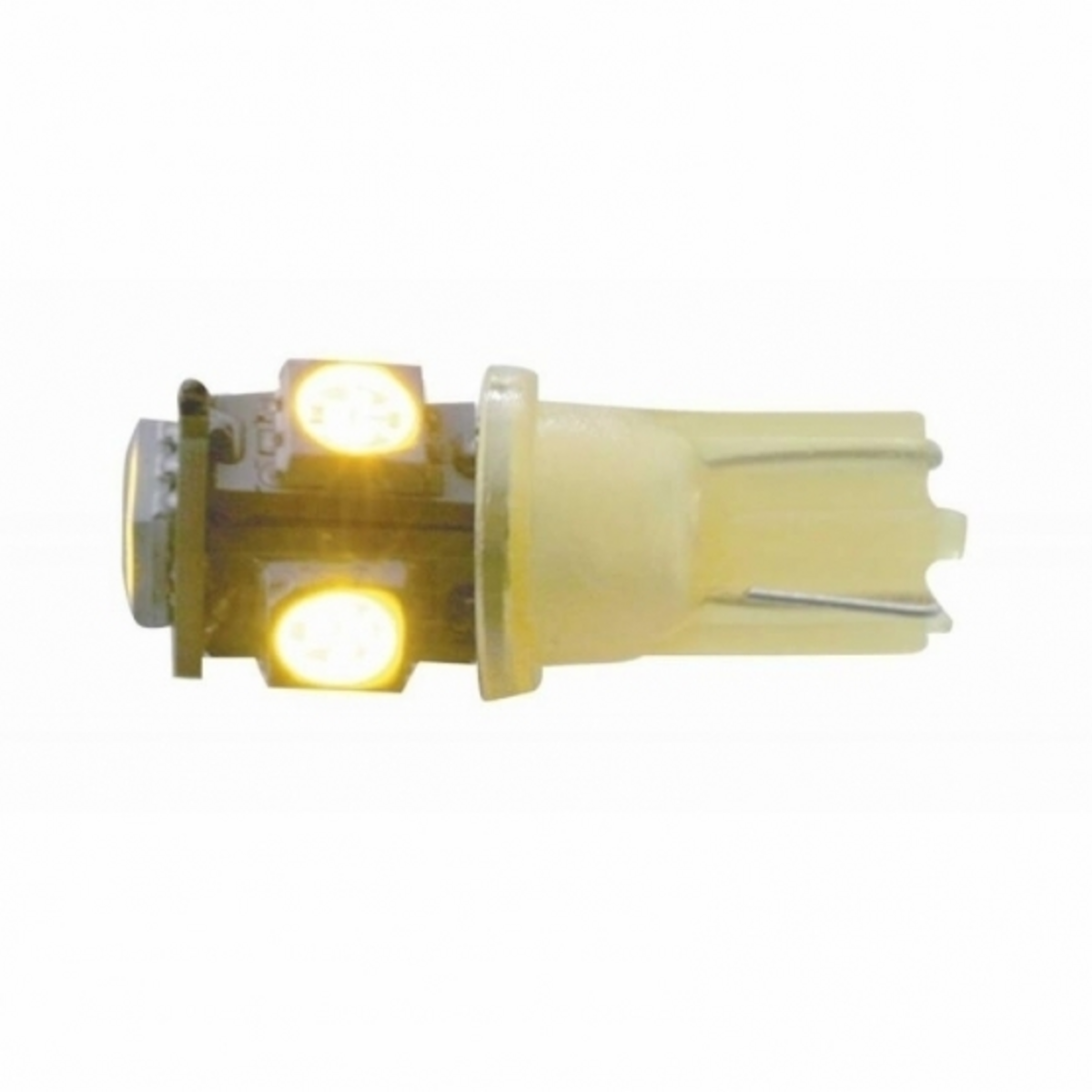 5 High Power LED 360 Degree 194 Bulb - Amber (2-Pack)