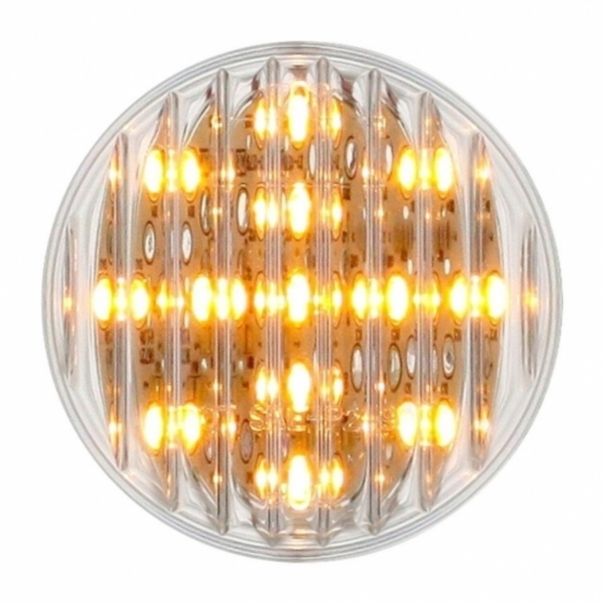 13 LED 2.5" Round Light (Clearance/Marker) - Amber LED/Clear Lens