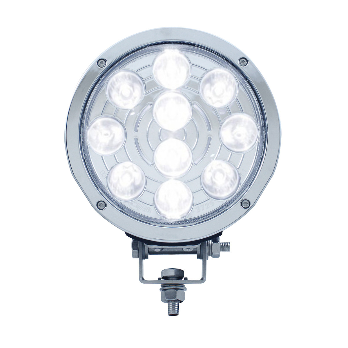 10 High Power 3-Watt LED 7" Driving Light - 1300 Lumens