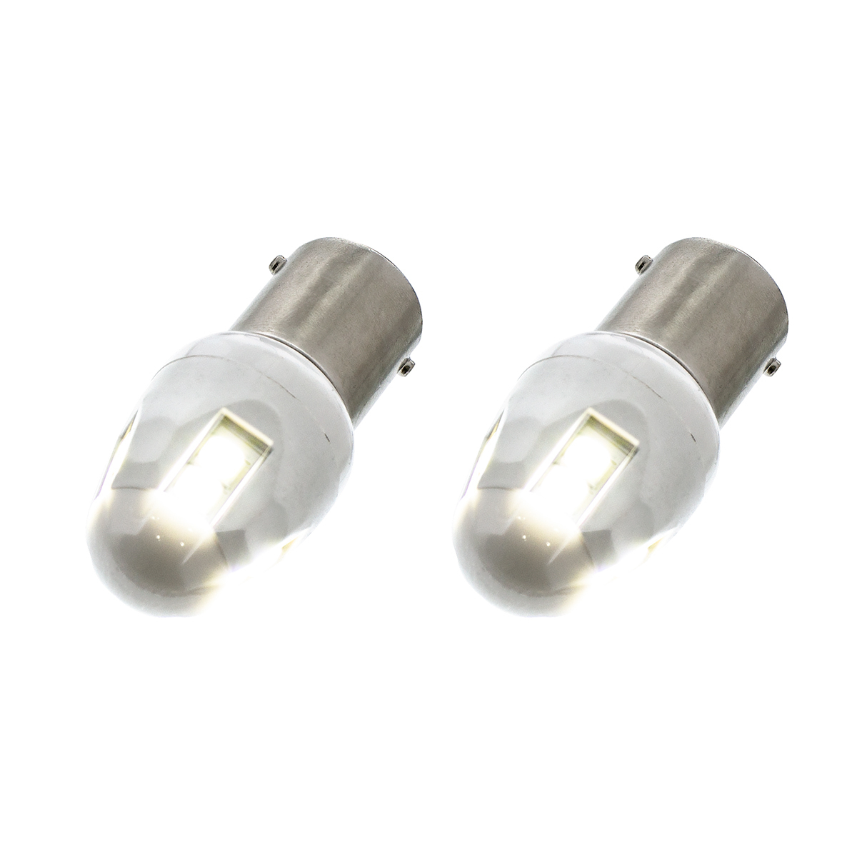 High Power 8 LED 1156 Type Bulb - White (Card of 2)