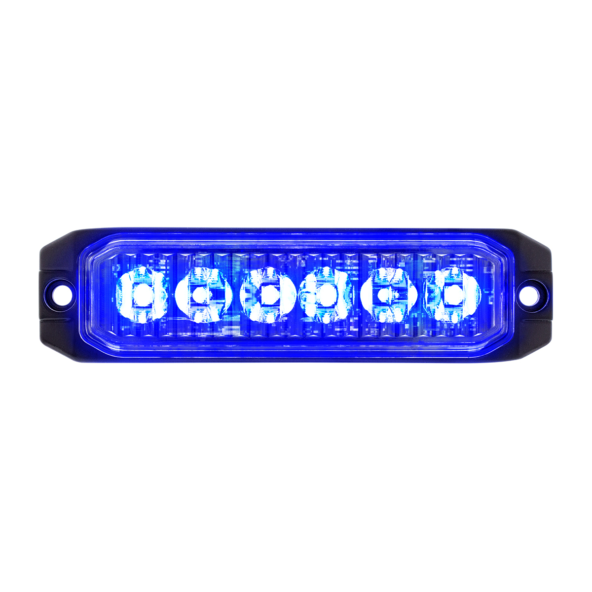 6 High Power LED "Competition Series" Slim Warning Light - Blue