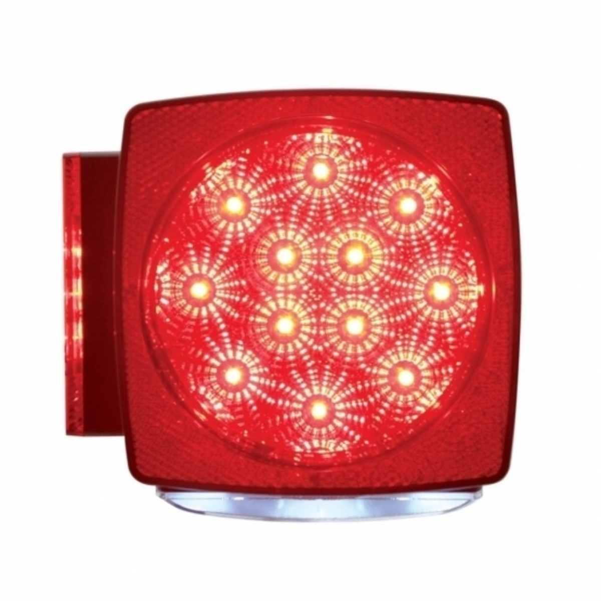 Over 80" Wide LED Reflector Submersible Combination Tail Light With License Light (Bulk)