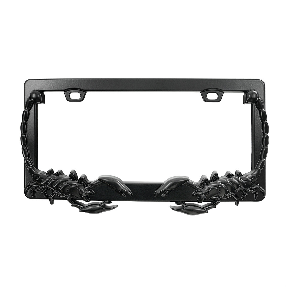 Scorpion License Plate Frame - Black