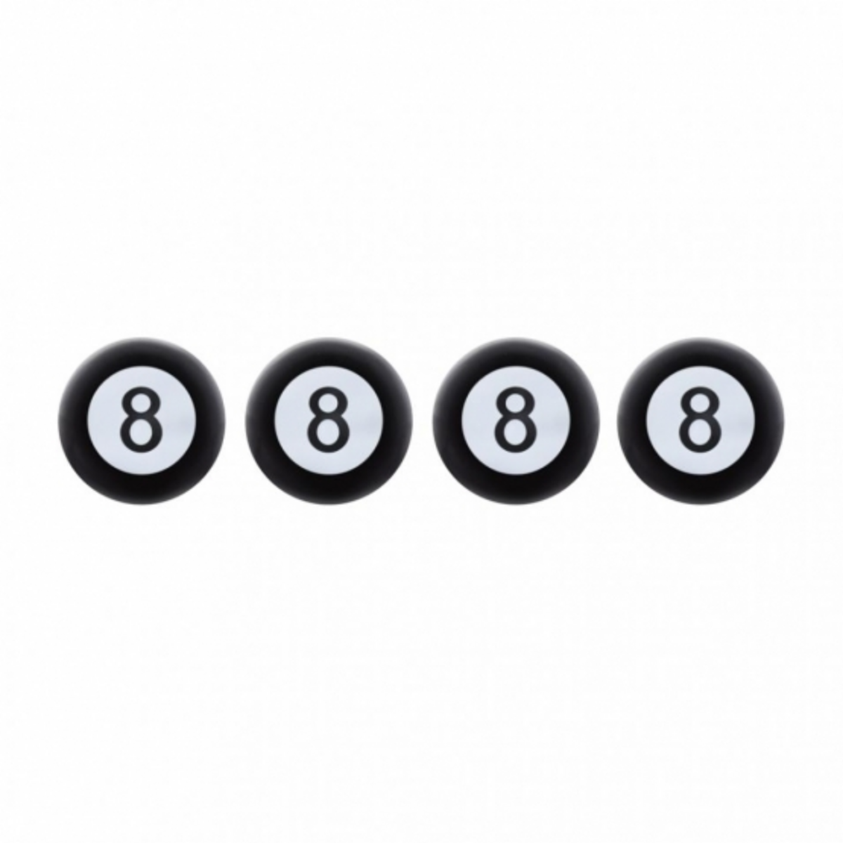 "8" Ball Tire Valve Caps (4-Pack)
