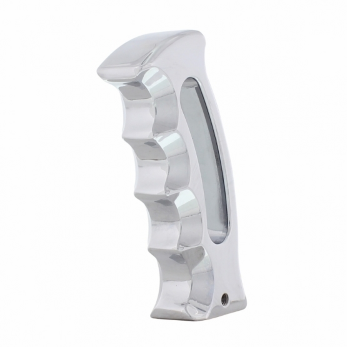 Slot Style Pistol Grip Gearshift Knob - Chrome