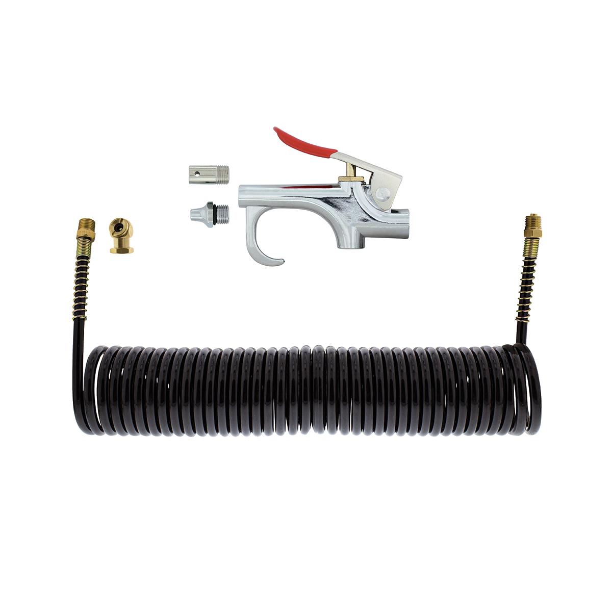 30 Feet Extension Hose With Air Chuck and Air Blow Gun Kit