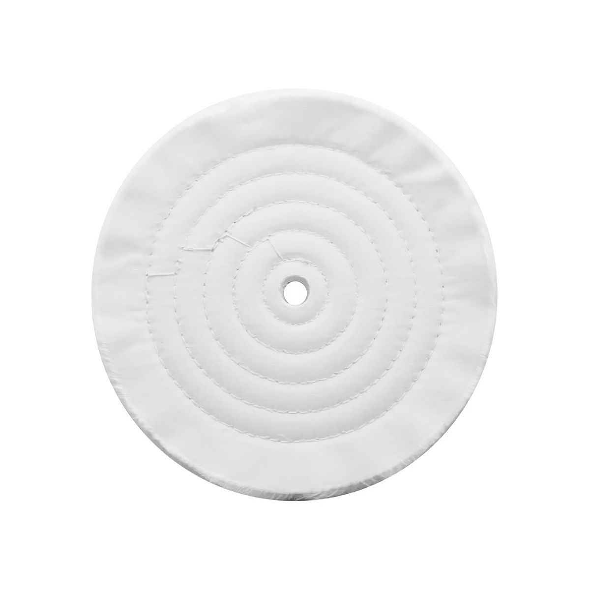 8" White Soft Muslin Buff - 1/2" Arbor