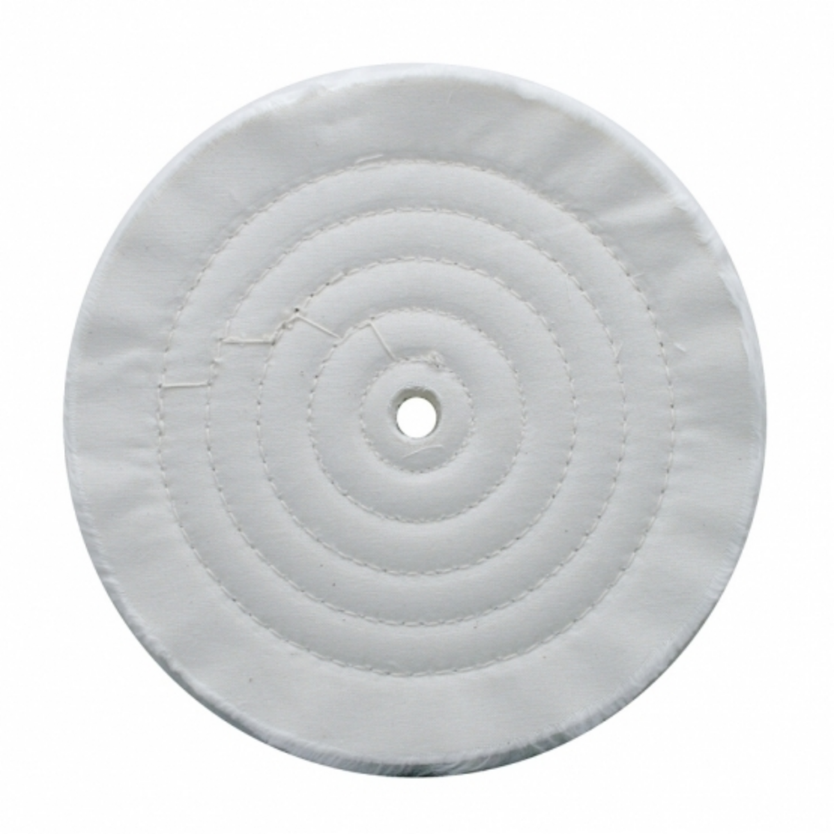 8" White Soft Muslin Buff - 1/8" Arbor