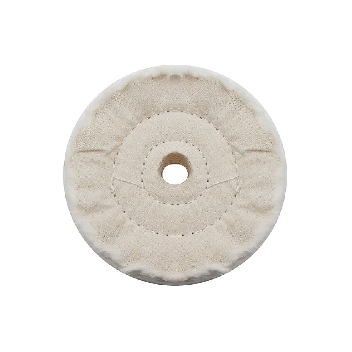 3" White Soft Muslin Buff - 5/8" Arbor