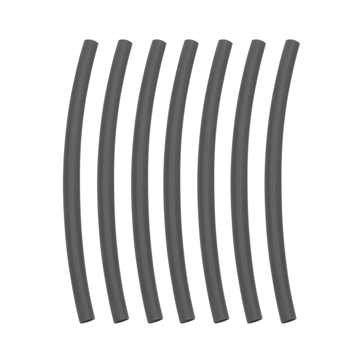 3/16" I.D. Black Heat Shrink Tubing, 4" Long (7-Pack)