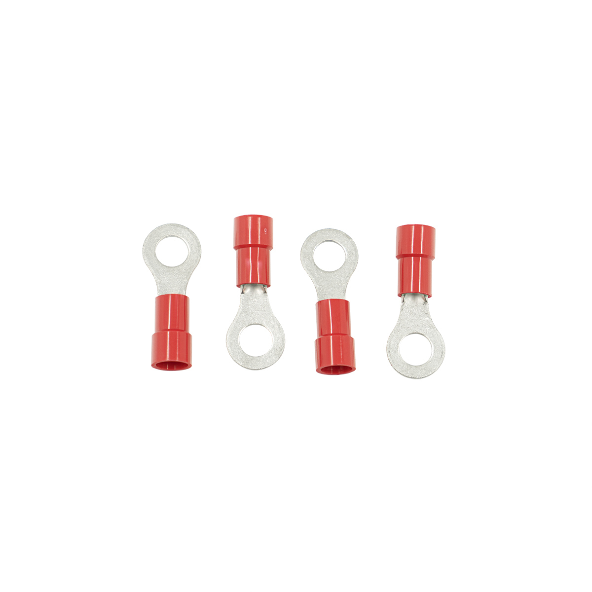 8 AWG 5/16" Stud HD Vinyl Ring Terminal (4-Pack)
