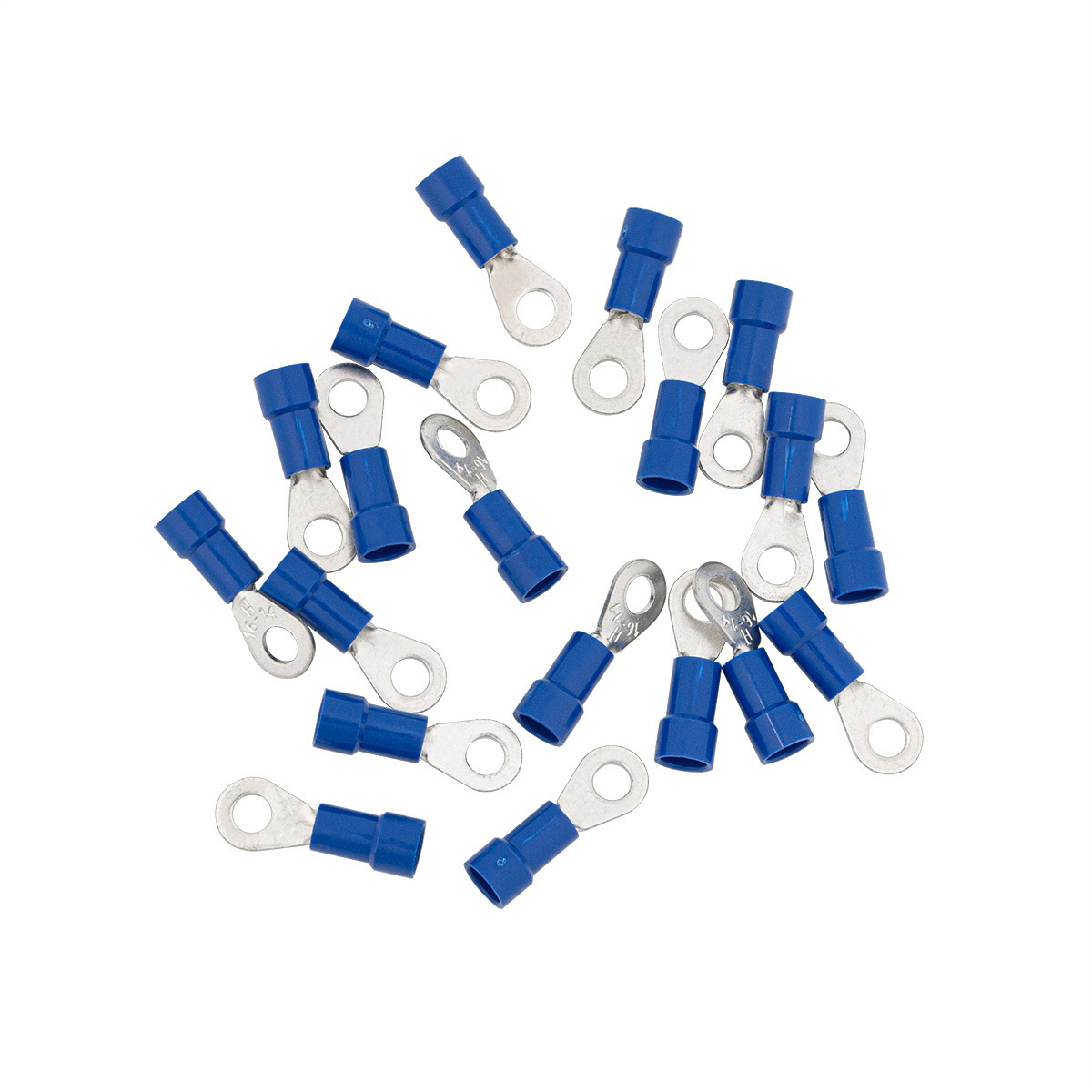 16-14 AWG #8 Stud Vinyl Ring Terminal (19-Pack)