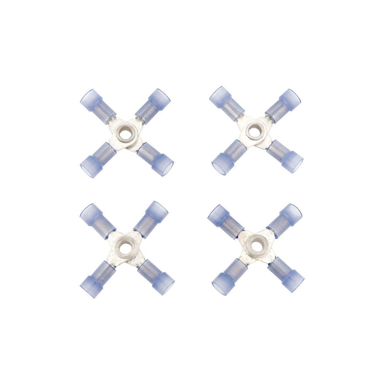 16-14 AWG 4-Way (X) Nylon Connector (4-Pack)
