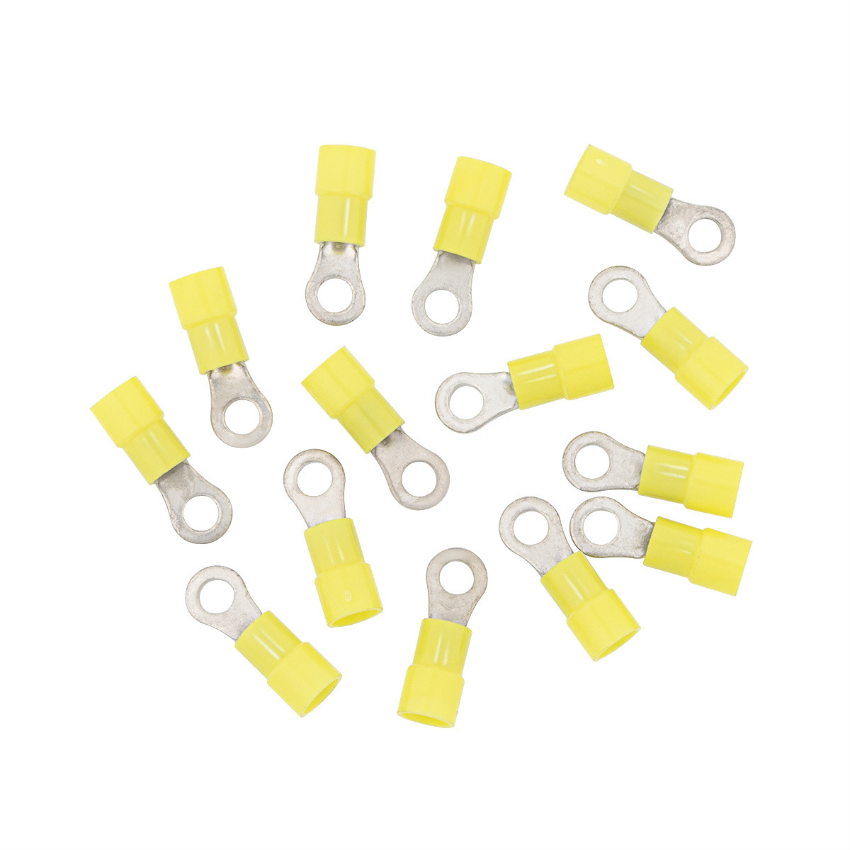 12-10 AWG #10 Stud Vinyl Ring Terminal (14-Pack)