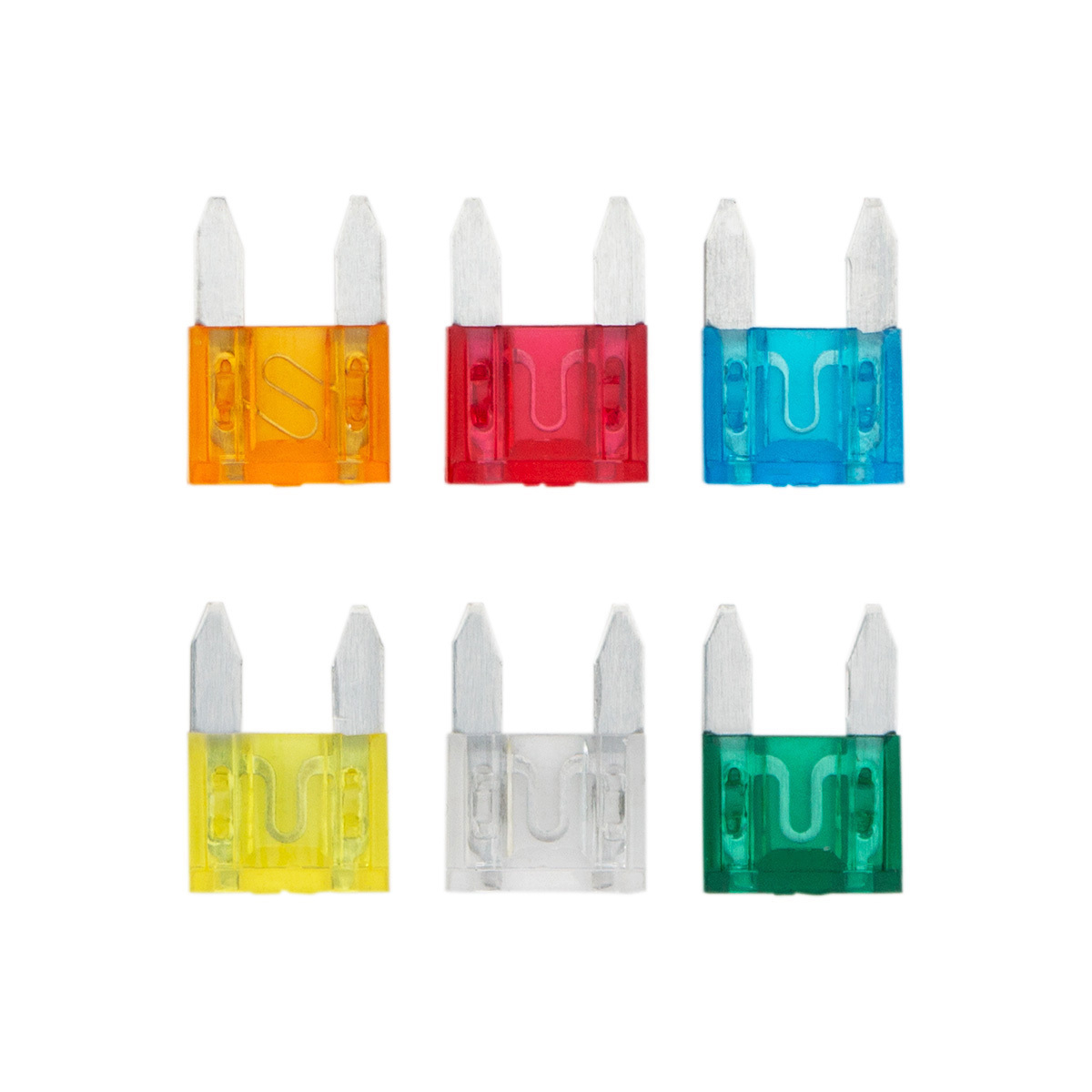 Mini Fuse Kit 5,10,15,20,25,30 Amp Fuses (6-Pack)