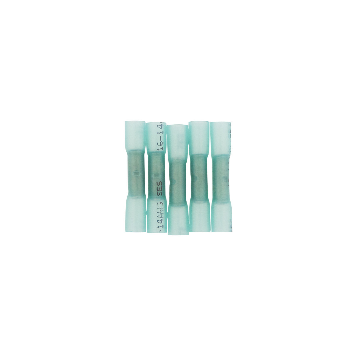 16-14 AWG CS Heat Shrink Butt Connector - Blue (5-Pack)