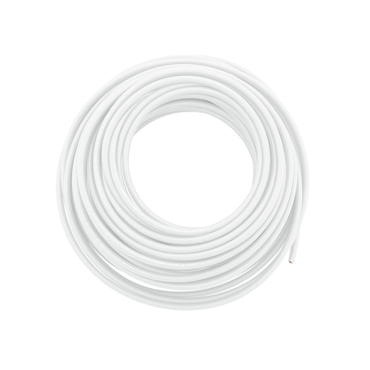 Primary Wire - Rated 80°C 18 AWG, White 30 Ft.