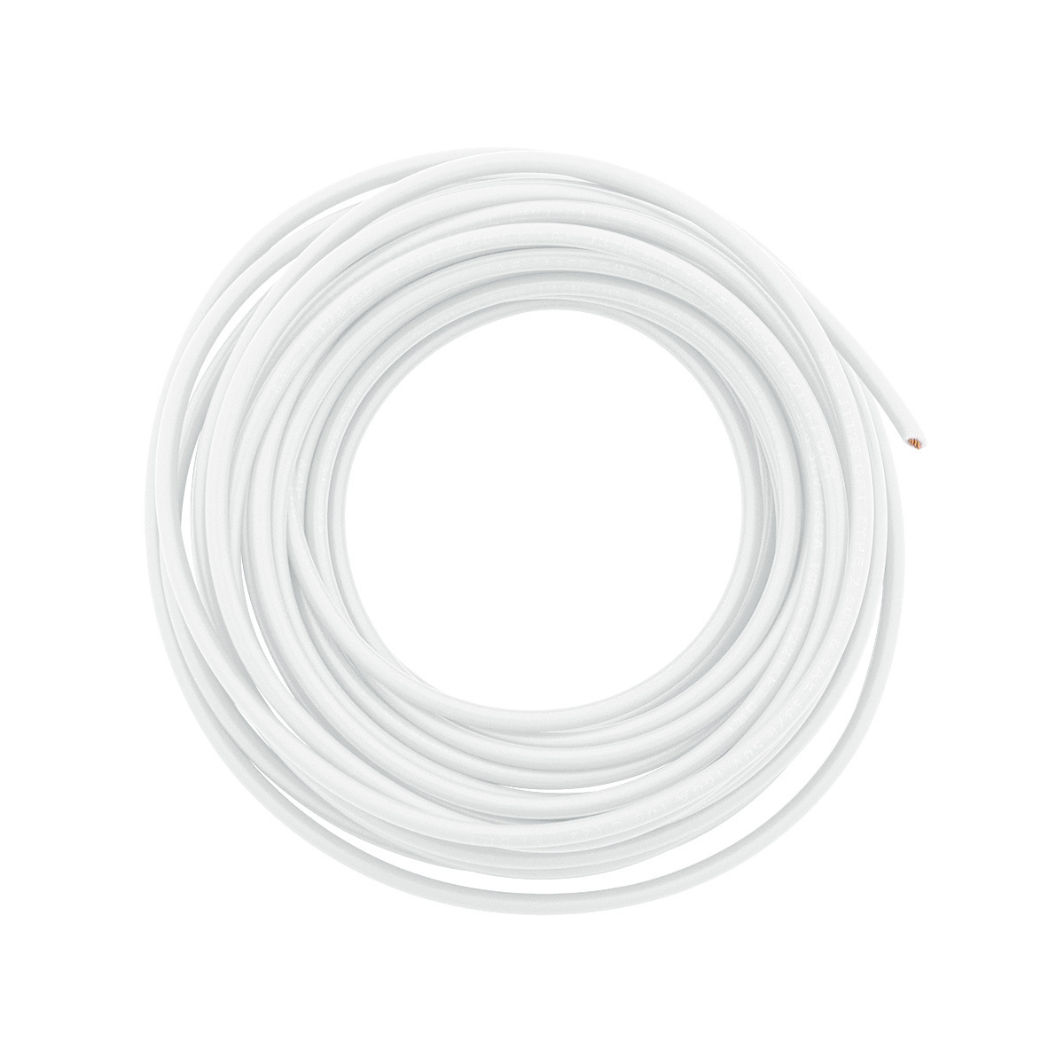 Primary Wire - Rated 80°C 16 AWG, White 20 Ft.