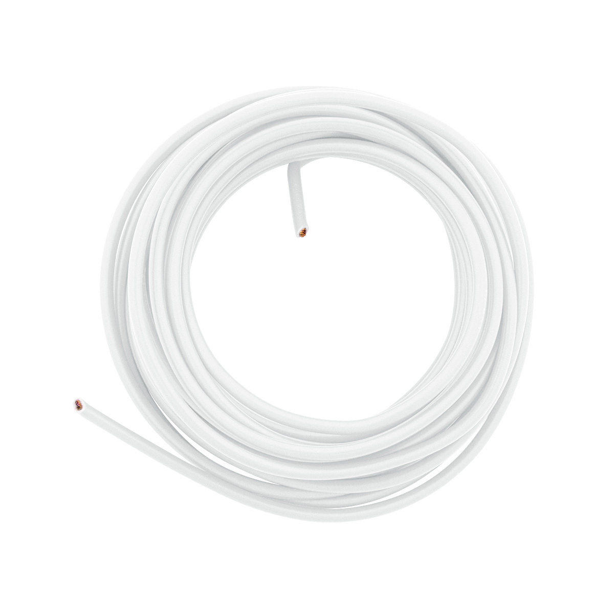 Primary Wire - Rated 80°C 14 AWG, White 15 Ft.